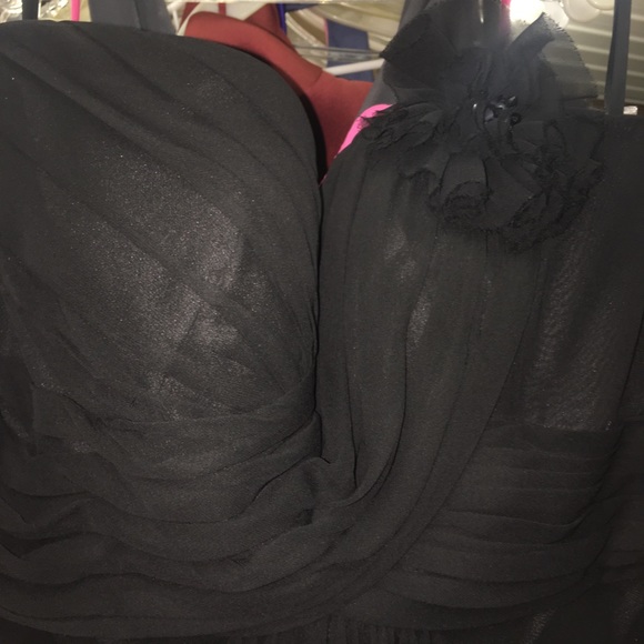 Black One Shoulder Prom Dress - Picture 2 of 6